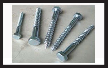 Hex Head Coach Screws – Lag Screws for Timber to Timber and Timber to Masonry – Carbon Steel Zinc Plated, Partial Thread, M6-M20 x 40-300mm Lengths, Hex Drive for Structural Wood Framing and Decking